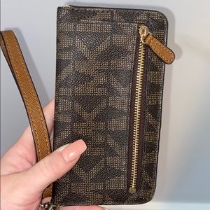 Michael Kors Wristlet and Phone Holder